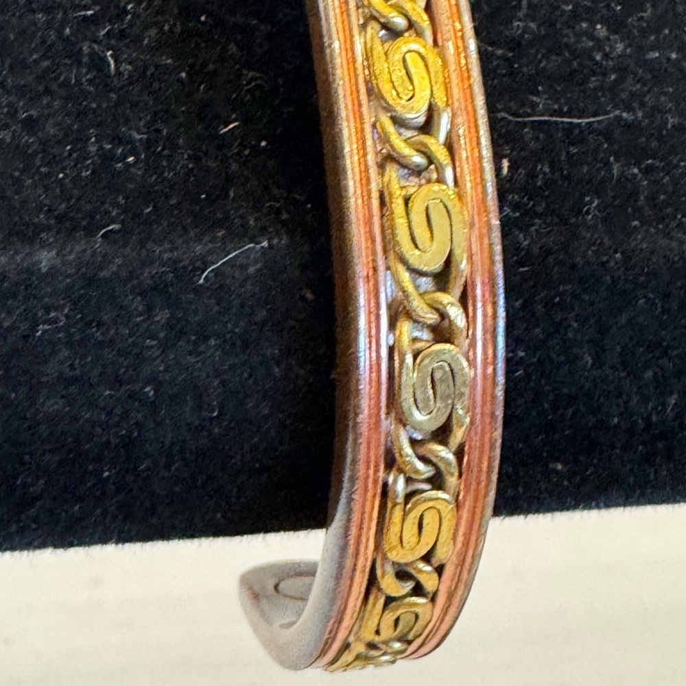 Copper Cuff Bracelet Magnetic Therapy Jewelry Arthritis Pain Relief Energy Peace - Picture 15 of 15